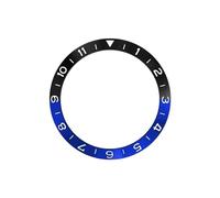 AOIMBNQC 1pc 38mm Aluminum Ring GMT Diver's Style Watch Bezel Insert for 40mm Cases Replace Accessory Diving(13)
