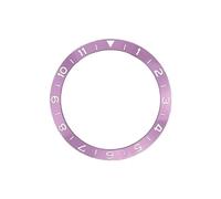 AOIMBNQC 1pc 38mm Aluminum Ring GMT Diver's Style Watch Bezel Insert for 40mm Cases Replace Accessory Diving(02)