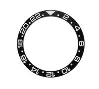 AOIMBNQC 1pc 38mm Blue Green Luminous Ceramic Bezel Insert Fit for SKX007 SRPD Watch Case 38x30.6mm Curved(04 Green Luminous)