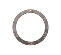 AOIMBNQC 1pc 38mmx30.6mm Curved Ceramic Bezel Insert Fit for SUB SKX007 SRPD Watch Case Men Diver Easy Install Ring(02)