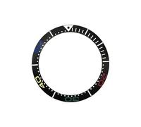 AOIMBNQC 1pc 38mmx30.6mm Curved Ceramics Bezel Insert Fit for SKX007 SKX009 SRPD SUB Seamaster 300 Watch Case Ring Parts(03)