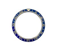 AOIMBNQC 1pc 38mmx30.6mm Curved Ceramics Bezel Insert Fits Seamaster Style SKX007 SKX009 SRPD Case NH35 NH36 Men Watches Replace Ring(09)