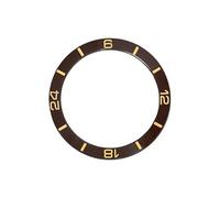 AOIMBNQC 1pc 38mmx30.6mm Curved Ceramics Bezel Insert Ring for SKX007 SKX009 SRPD SUB Seamaster 300 Watch Case Parts(06)