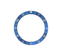 AOIMBNQC 1pc 38mmx30.6mm Curved GMT Bezel Insert Fit for SUB SKX007 SRPD NH35 NH36 Watch Case Men Watches Replace Ring(33)