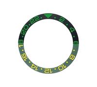 AOIMBNQC 1pc 38mmx30.6mm Curved Matte Ceramics Bezel Insert Fit for SKX007 SKX009 SRPD SUB Seamaster 300 Watch Case Ring Repair Parts(07)