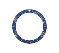 AOIMBNQC 1pc 38mmx30.6mm Matte Sloping Ceramic Bezel Insert Ring Fits SKX007 SKX009 SRPD Men's Watch Refit Parts(04)