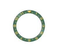 AOIMBNQC 1pc 38mmx30.6mm Sloped Ceramic Bezel Insert Ring Fits for SKX007 SKX009 SUB GMT Men's Mechanical Watch Replacement Repair Parts(04)