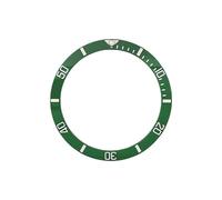 AOIMBNQC 1pc 38mmx31.5mm C3 Green Luminous Ceramic Bezel Insert Fit for SKX007 SKX009 SRPD Watch Case NH35 NH36 Movement Replace Parts Ring(01)