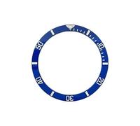 AOIMBNQC 1pc 38mmx31.5mm C3 Green Luminous Ceramic Bezel Insert Fit for SKX007 SKX009 SRPD Watch Case NH35 NH36 Movement Replace Parts Ring(04)
