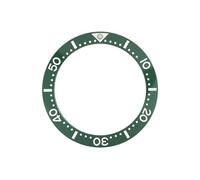 AOIMBNQC 1pc 39.7x31.5mm Big Size Ceramic Bezel Insert Flat Ring Fit for NH35 NH36 7S26 Men Diving Watch Case Parts(01 Ceramic Ring)