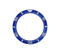 AOIMBNQC 1pc 39.7x31.5mm Big Size Ceramic Bezel Insert Flat Ring Fit for NH35 NH36 7S26 Men Diving Watch Case Parts(06 Ceramic Ring)