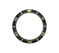AOIMBNQC 1pc 39.7x31.5mm Big Size Ceramic Bezel Insert Flat Ring Fit for NH35 NH36 7S26 Men Diving Watch Case Parts(04 Ceramic Ring)