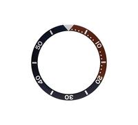 AOIMBNQC 1pc 39mmx32.2mm Abalone Watch Flat Aluminium Bezel Insert Fits for 6105 6309 Men's Ring Parts(40)