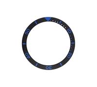 AOIMBNQC 1pc 39mmx32.2mm Abalone Watch Flat Aluminium Bezel Insert Fits for 6105 6309 Men's Ring Parts(35)