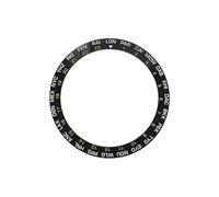 AOIMBNQC 1pc Curved Bezel Ring 38mmx30.6mm Ceramic Insert Fits NH35 NH36 Automatic Movement SKX007 SKX009 GMT SUB Watch Replace(02)