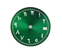 AOIMBNQC 1pc Green Luminous Dial NH35 29mm Watch Fit for NH36 Movement Faces(Gray)