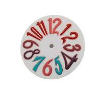 AOIMBNQC 1pc NH35 Dial 33.2mm Weak Luminous Watch for Movement No Calendar Arabic Numerals Personal Face Accessories(6)