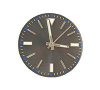AOIMBNQC 1set 29MM Watch Dial with Hands Green Luminous Pointers for Miyota 8215 8200 821A for Mingzhu 2813 Movement Faces(Black Blue)