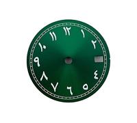 AOIMBNQC 1set NH35 Dial Man's Watch Arabic Numerals Green Luminous Custom Logo Fit Movement Accessories(8)