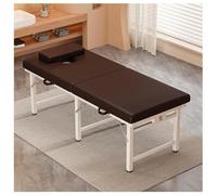 aoiuaoeniu Massage Table with face hole, Stationary massage bed, Extra Wide Massage Table, 2 Sections, Easy Set Up : 70x23x23/72x27x23IN