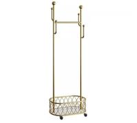 aoiuaoeniu Metal coat Stand Rack, Bedroom Coat Rack, with Storage Shelves, with Hooks, Coat Stand for Bedroom, Sturdy and Easy Assembly, 175 cm Tall Hall Tree, Industrial Design : 60/80/100CM