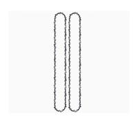 AOIUU 16 Inch 3/8" LP 0.050" Chainsaw Chain 56 Drive Link Electric Saw Mini Chainsaw Logging Saw Blade Pruning Chain Saw Chain(2pcs 16-inch Chain)