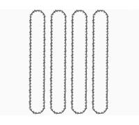AOIUU 20" Gasoline Saw 76 Drive Links 0.325" Pitch 0.058" Guide Rounded Cutters 20 Inch Petrol Chain Saw Blade(4pcs 20-inch Chain)