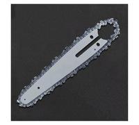 AOIUU 4 6 8 Inch Chain and Guide for Electric Chainsaw Replacement Mini Pruning Saw Electric Saw Parts Garden Guide Plate Accessories(4 INCH Chains 2PCS)