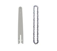 AOIUU 4 6 8 Inch Chainsaw Guide Bar Saw Chain Set Electric Saw 1/4 P for Mini Electric Saw Wood Cutter Replacement Spare Chain(8 INCH 2PCS)