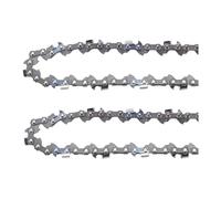 AOIUU 8 Inch Metal Chainsaw Chain 3/8" LP Saw Chain 33 Drive Link Electric Saw Accessory Replacement Chainsaw Saw Chain 0.050" Gauge(2Pcs-8 inch 33 DL)