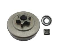 AOIUU Clutch Drum Spur Chain Sprocket 3/8" 6T & Needle Bearing Fit for S-t-i-H-L MS180 MS170 018 017 MS 170 180 Chainsaw Part
