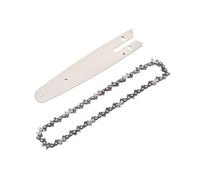 AOIUU Electric Chainsaw 4 6 8 Inch Chain Guide Bar Set Cordless Saw 1/4 P Mini Saw Wood Cutter Replacement Spare Tools Accessories(6 Inch 2PCS)