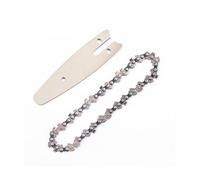 AOIUU Electric Chainsaw 4 6 8 Inch Chain Guide Bar Set Cordless Saw 1/4 P Mini Saw Wood Cutter Replacement Spare Tools Accessories(4 Inch 2PCS)