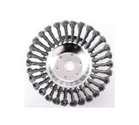 AOIUU Fit For Twist Knot Wire Wheel Brush Disc Grass Trimmer Heads Derusting For Lawn Mower(10 Inch)