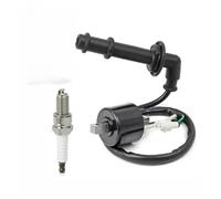 AOIUU Ignition Coil Pack & SPARK PLUG CAP Fit For Suzuki Quadracer 450 LTR450 2006-2009 RMZ 450 RM-Z450 L0/L1/K8/K9 2005-2012