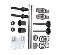 AOIUU Valve Rocker Arm Push Rod Guide Plate Set Fit for h0-n-d-a GX160 GX200 5.5HP 6.5HP 168F Generator Water Pump Trimmer Brush Cutter Machi