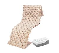 AOJ Alternating Pressure Mattress for Bed Sores, Air Pressure Mattress for Hospital Bed and Home Beds Use, with Adjustable Quiet Pump System, Beige