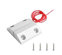 Aoje-Link NO Wired Magnetic Switch Door Window Reed Switch Micro Alarm Magnetic Contact Security Silver Gray 1pcs