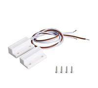 Aoje-Link RC-38A NC & NO Embedded Magnetic Gap Switch Door and Window Sensor for Home Security Access Control and Burglar Alarm Systems White 1Sets