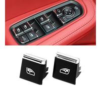 Aojezoor 2PCS Co-Pilot seat Power Window Switch Button Compatible with Porsche Cayenne 2011-2018,Compatible with Porsche Panamera 2011-2016 Compatible with Macan 2015-2022 (Driver's seat No. 1-2)