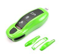 Aojezoor Green Lizard Key Fob Cover Compatible with Porsche Key Shell Key Fob Shell Replacement Compatible with Porsche Cayenne Panamera 911 718 Macan Boxster Cayman Old Style