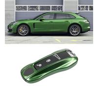 Aojezoor Mamba Green Key Fob Cover Compatible with Porsche Cayenne 2018-2025 Panamera 2017-2024 911 2019-2023 Taycan 2019-2024 Compatible with Porsche Key Cover