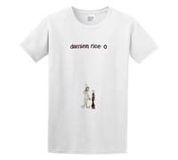 AOJIEXIAO Damien Rice O Men Adult Short Sleeve White XXL
