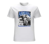 AOJIEXIAO Men's Vintage 90S Reprint Madball Nyhc Cro Mags Bio Hazard O-Neck 100% Cotton Casual Unisex T-Shirt White L