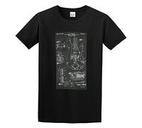 AOJIEXIAO Precision Bass Guitar Patent Bass Player Guitarist Men Simple Tshirt Black S