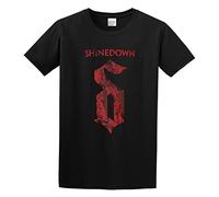 AOJIEXIAO The Voices Band Logo New Men Simple Tshirt Black XL