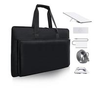 Aojo Starlink Bag, Starlink Case, Starlink Gen 3 Case, Starlink Travel Shoulder Bag & Handbag, Starlink Carrying Case Gen 3 Standard V3 Storage, Water Resistant, Shockproof, Multiple Pockets, Black,