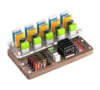 AOJUE Wooden Memory Card Case TF Cards box and usb drive/SD card holder desk,Micro SD Card Case,Memory Card Case, Memory Card Carrying Case-AJSNH03MY