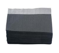 Aokbean 125pcs 13x17.7 inch 3 Ply Disposable Tattoo Tablecloth Waterproof Tattoo Tablecloth Cleaning Rectangular Pad Table Cover Cloth for Tattoo Accessories (Black)