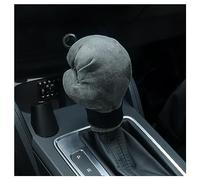 Aokdom Car Gear Shift Cover,Unique Boxing Shift Knob Cover for Decorate & Protect Car Interior Accessories,Soft Plush Stick Shift Cover Fits Car Truck SUV with Manual/Automatic Shift Knob (Black)